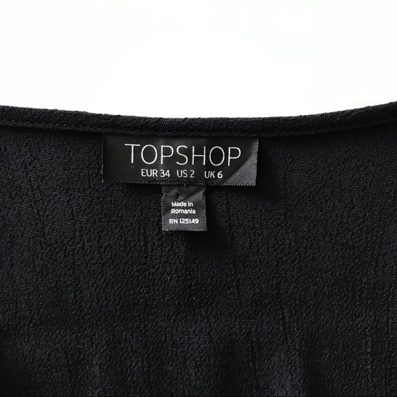 Blouse Black Size 2 - Picture 6 of 7